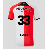 Feyenoord David Hancko #33 Fußballbekleidung Heimtrikot 2024-25 Kurzarm